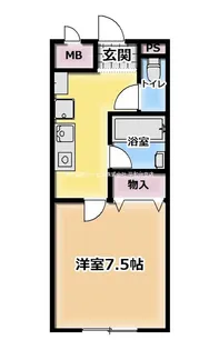 ファミールさんご【3階】の間取り