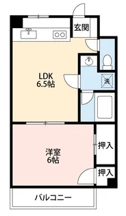 浜谷マンション【3階】の間取り