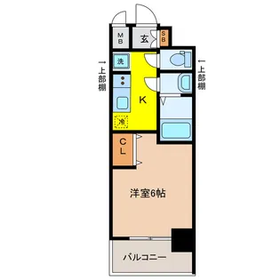 岐阜県岐阜市吉野町1【マンション】の間取り