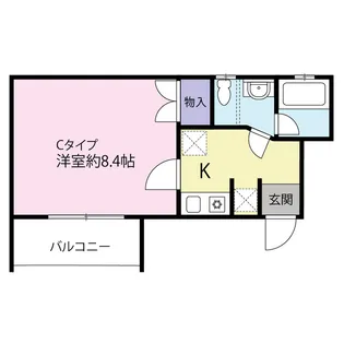 アイリーURAWA【1階】の間取り