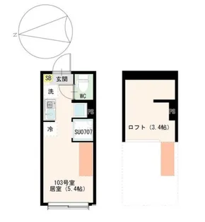 (仮称)東尾久二丁目【1階】の間取り