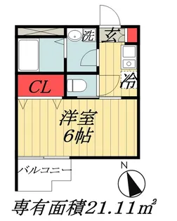 コーラルリーフ【2階】の間取り