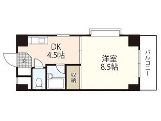モーニングパーク【5階】の間取り