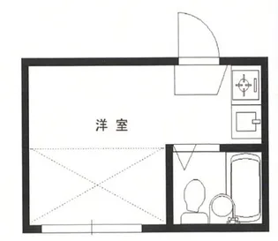 東京都中野区江古田2【アパート】の間取り