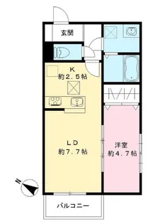 東京都品川区上大崎3【マンション】の間取り