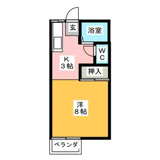 アビタシオンサンアイ【2階】の間取り