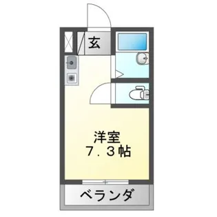 マルディアス南古市【2階】の間取り