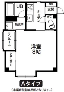 ドミール・クレセントA【2階】の間取り