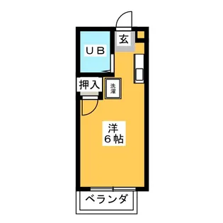 ダイヤモンドハウス【3階】の間取り