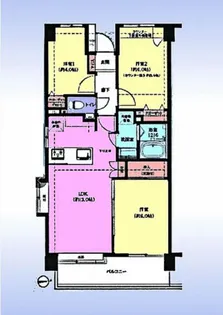 川口南町パーク・ホームズ【2階】の間取り