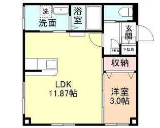 Dream Arakawa【1階】の間取り