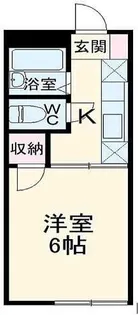 クロノス真田【1階】の間取り