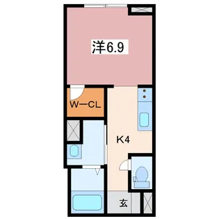 Villa CREST【3階】の間取り