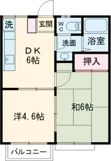 エステートピアオクムラ【2階】の間取り