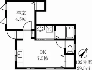 ロハスレジデンス【1階】の間取り