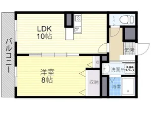 グレード上野【1階】の間取り