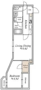 CLASSEUM飯田橋【1階】の間取り