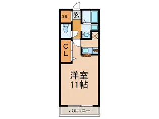 ルミナコート深江橋【1階】の間取り