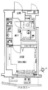 ヴェルト池袋ウエストフォート【8階】の間取り