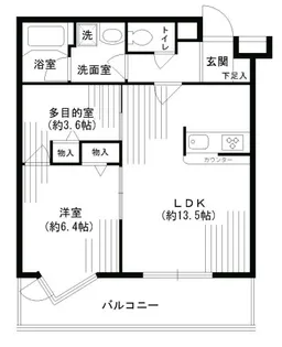 ルミエール妙蓮寺II【1階】の間取り