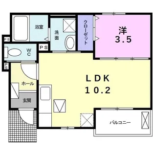サン フィオーレ【1階】の間取り