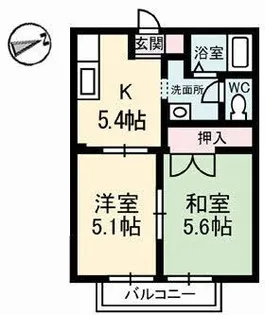 ツインマーク III棟【1階】の間取り