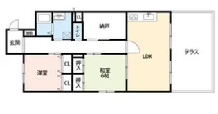 LOTUS GRANDE MARUTAMACH【1階】の間取り