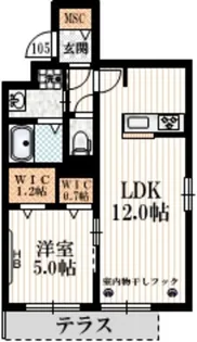 Grand avenir【1階】の間取り