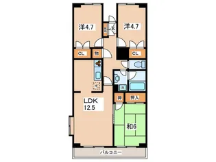 ベラヴィスタII【3階】の間取り