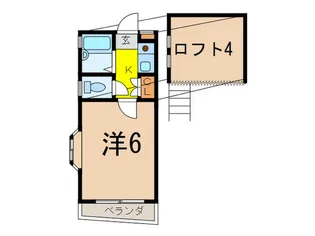 スカイコ-ト7【2階】の間取り