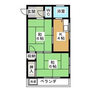 クリームハウス【1階】の間取り