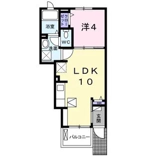 プレシャス19【1階】の間取り