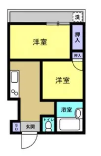 美山フラッツ【3階】の間取り