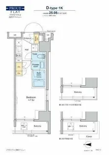 プラウドフラット浅草アベニュー【10階】の間取り