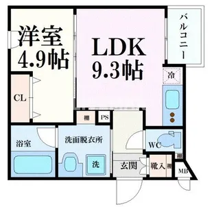 R.北車屋町【5階】の間取り