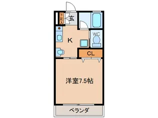 ローズマリーA・B【1階】の間取り