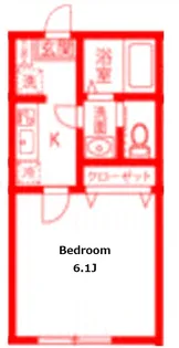 ラフィーネ上大岡IIA【2階】の間取り