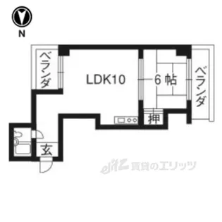 新橋ハイツ【4階】の間取り