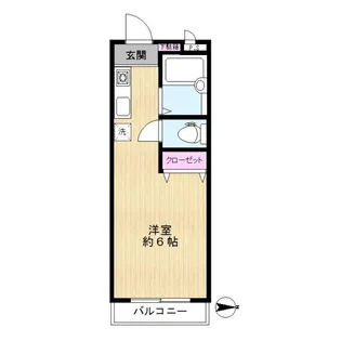 プラドマンション【2階】の間取り