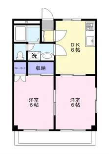 レジデンス中山【3階】の間取り