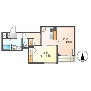 イーストガーデン【2階】の間取り