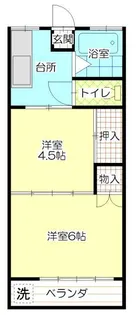 田島ハイツA【2階】の間取り