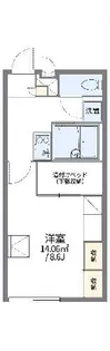 レオパレスエスポ牛川【2階】の間取り