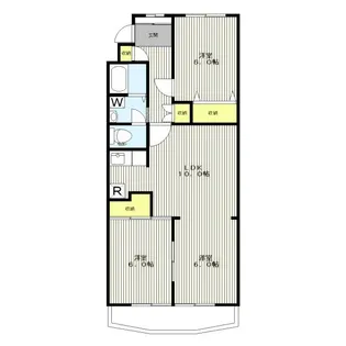 横浜ハイタウン【4階】の間取り