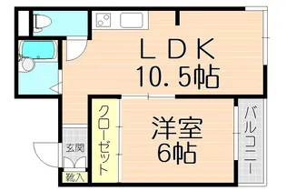 荻野ビル【3階】の間取り