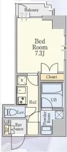 クレストコート蔵前【5階】の間取り