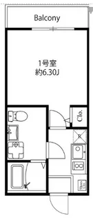 modern glad 保土ヶ谷【1階】の間取り