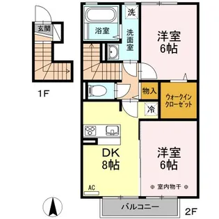 ルピナス【2階】の間取り