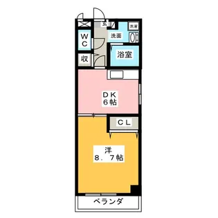 アネックスサン【2階】の間取り