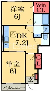 フォレストVI【1階】の間取り